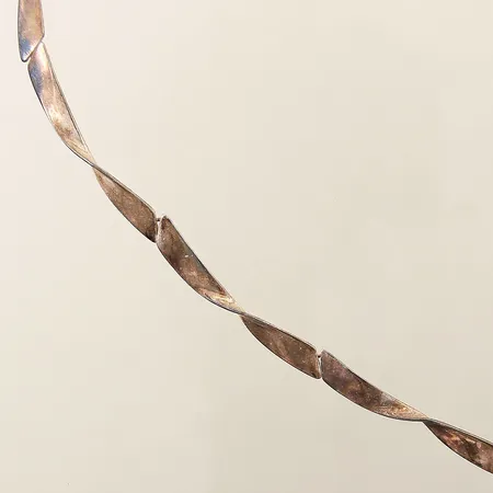 Collier halvstel GHA längd 36-39cm bredd 5,5mm silver 925/1000 Vikt: 19,6 g