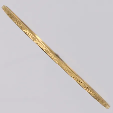 Armring Ø6,5cm bredd 2,1mm 14K Vikt: 4,3 g