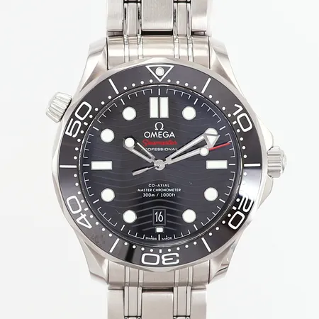 Herrur Omega Seamaster Professional, Co-axial 2021, stål, automatisk, Ø42mm, referens:21030422001001, serienr:83408179, viklås, med box samt ytterkartong, extra länkbitar, kvitto cert, smärre bruksskick.