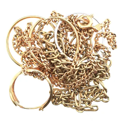 Diverse guld, defekter, 18K Vikt: 10,6 g