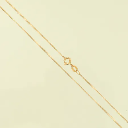 Halskedja Pansar längd 50cm bredd 1mm, 18K 1,8g