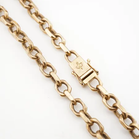 Halskedja, ankar, 59cm, bredd 7mm, 18k Vikt: 82,5 g
