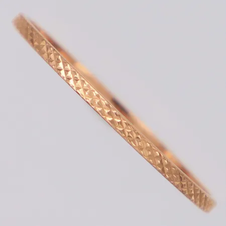 Ring stl:18 bredd 1,1mm, ostämplad 18K Vikt: 0,6 g