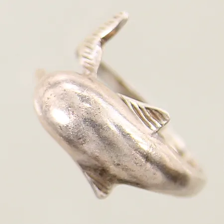 Ring delfin stl:17¾ bredd 2,1-15,9mm silver 925/1000  Vikt: 3,1 g