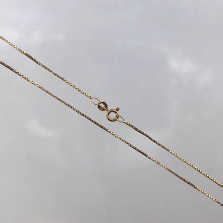 Kedja Venezia längd:51cm bredd:1,2mm, 18K Vikt: 4 g