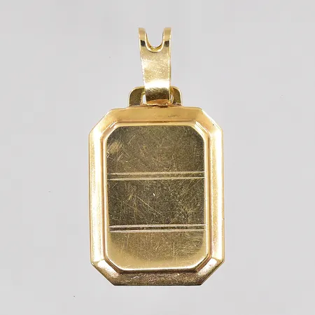 Hänge 35x18mm, 14K Vikt: 3,4 g