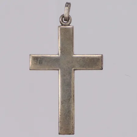 Hänge, kors, längd 38mm, repor, 835/1000 silver Vikt: 1,9 g