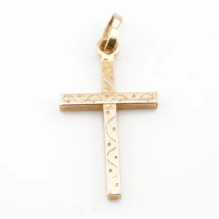 Hänge, 30mm x 15mm, 14k Vikt: 1,1 g