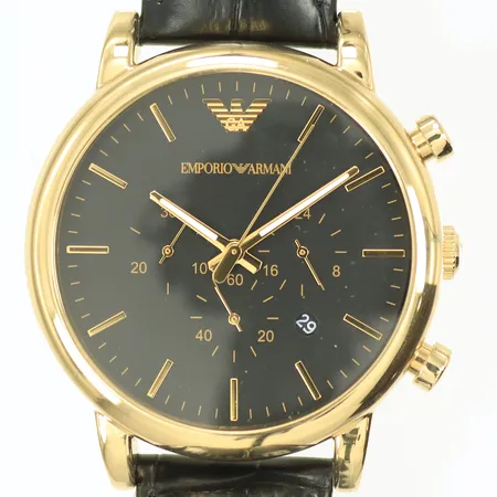 Herrur Emporio Armani AR-1917 Ø46mm  #252505, Quartz, läderband.