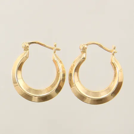 Örhängen creoler Ø17mm bredd 2,6-4,2mm 18K Vikt: 1,7 g