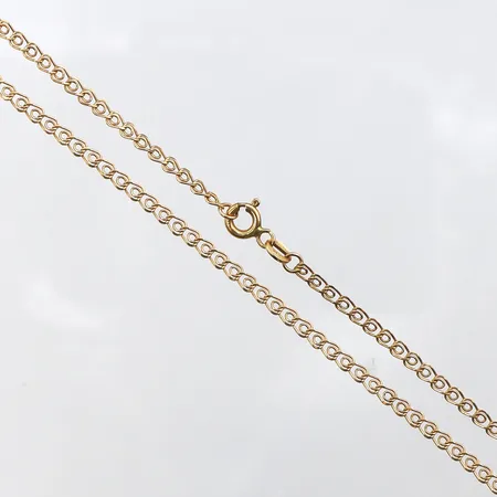 Kedja längd:43cm,18K. Vikt: 4 g