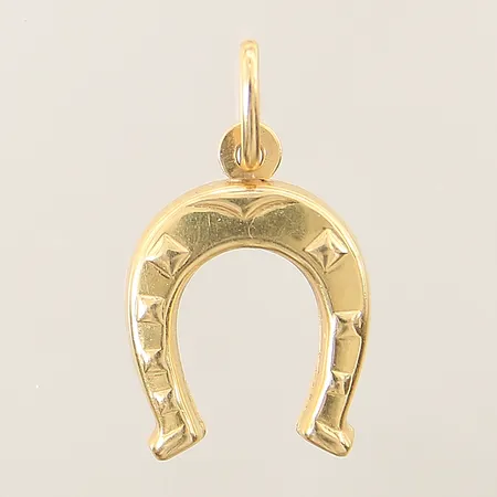 Hänge hästsko 25x15mm 18K Vikt: 1,6 g