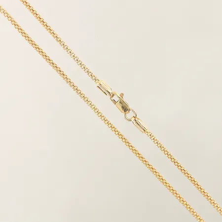 Kedja längd 51,5cm bredd 2mm 18K  Vikt: 6,1 g