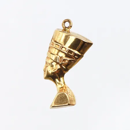 Hänge Nefertiti 23mm, saknar ögla, 18K Vikt: 1,4 g