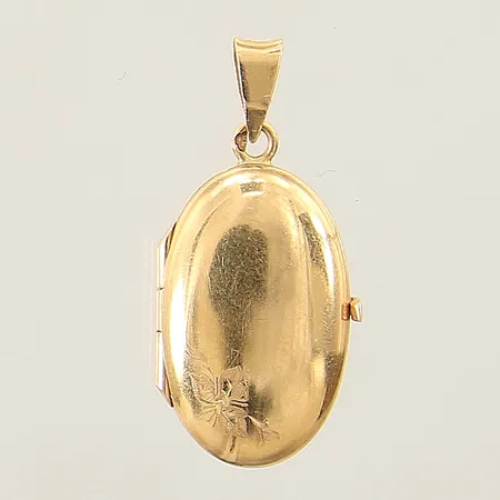 Hänge medaljong med dekor 27x29mm 18K Vikt: 2,3 g