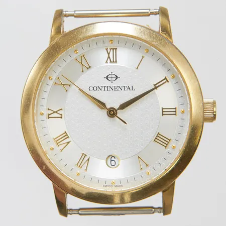 Herrur Continental stål automatisk 38,5mm, boettnr 1885, datum, inga tillbehör.