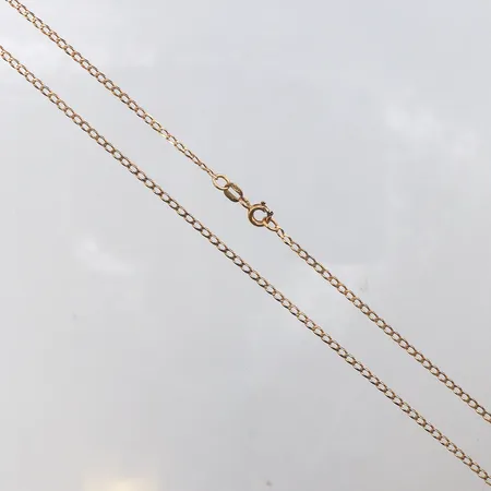 Kedja Pansar, längd:48cm bredd:1,8mm 18K Vikt: 3 g