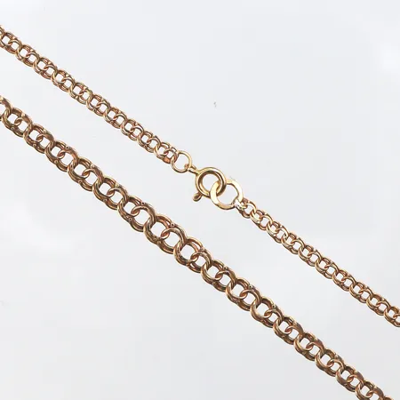 Collier doserad Bismarck 44cm, bredd: 3,1-5,4mm, 18K Vikt: 7,3 g