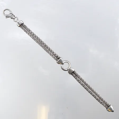 Armband, längd:19,5cm, bredd:6,2, 925/1000 silver. Vikt: 26 g