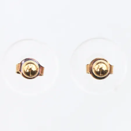 Ett par örhängen bredd:3,1mm 18K Vikt: 0,5 g