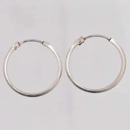 Örhängen Ø25mm 925/1000 silver Vikt: 2,2 g