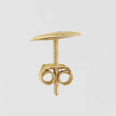 Udda örhänge 10x6mm 14K.  Vikt: 0,4 g