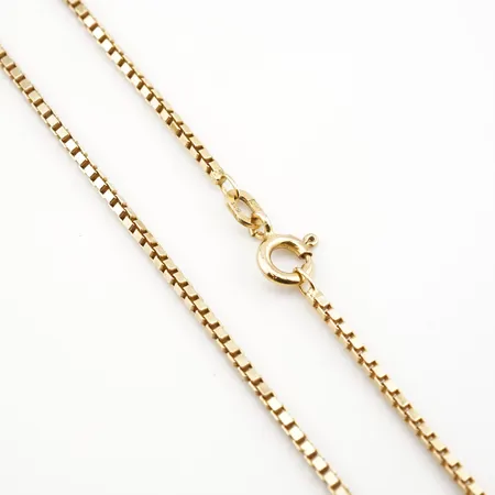 Halskedja venezia, 70cm, bredd 1,5mm, 14k Vikt: 10 g
