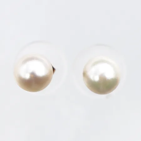 Ett par pärlörhängen Ø7,4mm, odlade pärlor, stift, 18K Vikt: 1,7 g