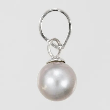 Hänge med plastpärla Chanti längd: ca 1,2cm Ø ca 5mm silver 925/1000 Vikt: 0,4 g