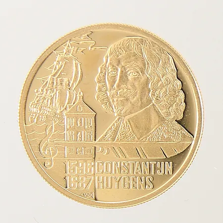 Mynt Koninkrijk Der Nederlanden 100 Euro 1996, etui 22K  Vikt: 3,5 g