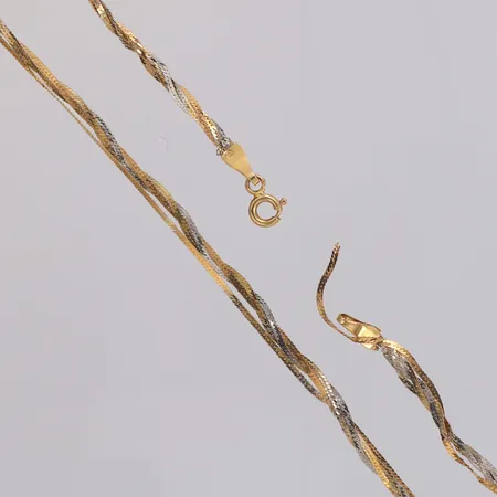 Diverse guld, trefärgat, defekt 18K Vikt: 3,7 g