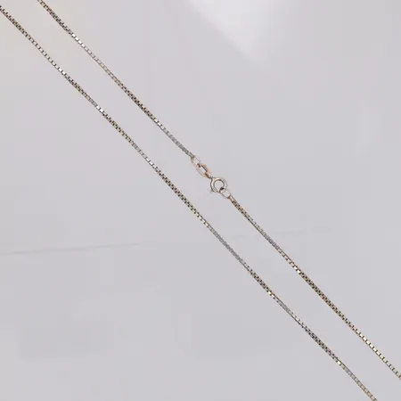 Kedja Venezia längd 50cm, bredd 1,2mm, Italy, 925/1000 silver Vikt: 4,9 g