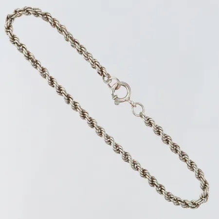 Armband Cordell längd 20,5cm bredd 3mm Silver 925/1000.  Vikt: 6,3 g