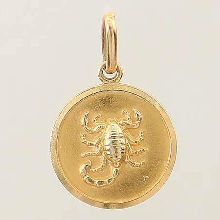 Hänge sjärntecken Skorpionen 23x15mm 18K Vikt: 2 g