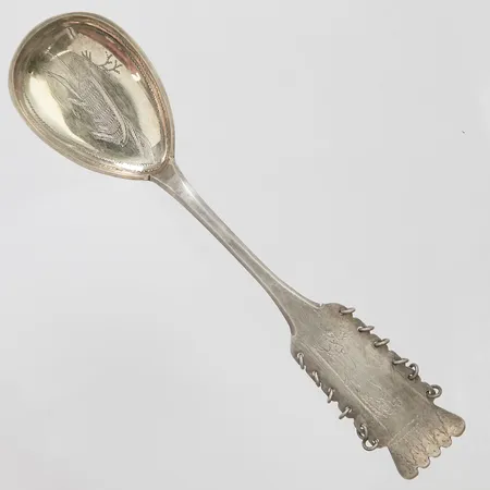 Sked modell Same, 15,5cm, gravyr, 830/1000 silver Vikt: 22,6g Vikt: 22,6 g