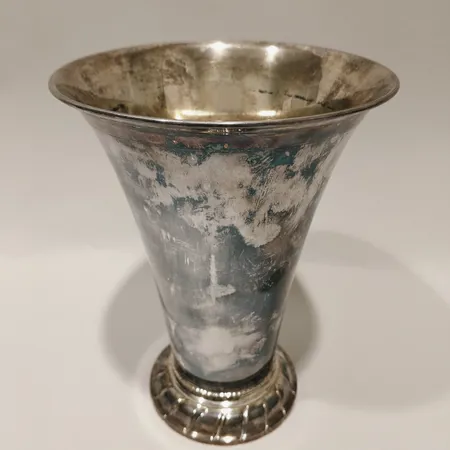 Pokal, höjd 21cm, bredd Ø16cm, ograverad, Tenn & Silver Ab år 1950, silver Vikt: 389,2 g