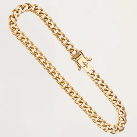 Armband Pansar, längd 18,5cm, bredd 5mm, Balestra, 18K  Vikt: 16,4 g