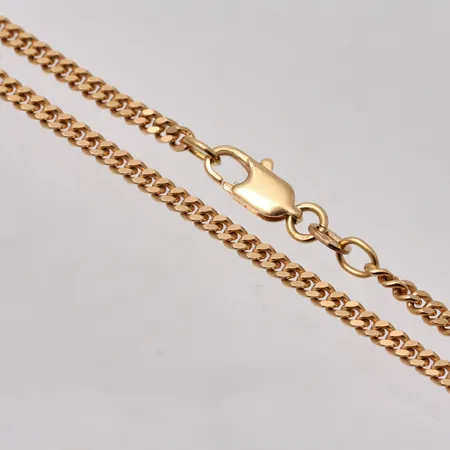 Kedja i 18K guld, 49,5cm, Pansar, bredd 2,5mm, tillverkad av Guldfynd, vikt 11,94g.