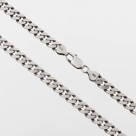 Collier Pansar Silver 925/1000, längd ca 48 cm,bredd 7.1 mm. Vikt: 44,3 g