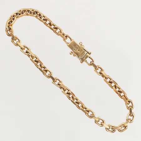 Armband Ankar, längd 18,5cm, bredd 4mm, Balestra, 18K  Vikt: 14,6 g