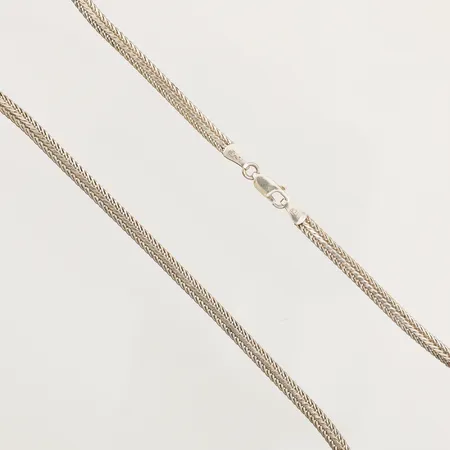 Kedja Rävsvans, längd 42cm, bredd 4mm, silver 925/1000 Vikt: 12,7 g