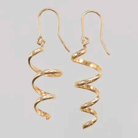 Ett par örhängen "spiraler" 34mm, 18K 0,7g.