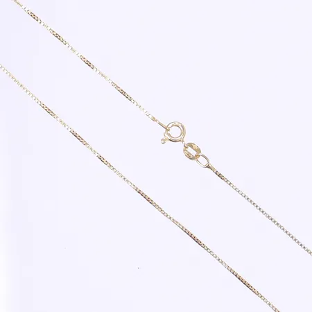 Halskedja Balestra Venezia 39,5cm bredd 1mm 18K  Vikt: 2,5 g