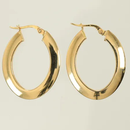 Örhängen, 29 x 22mm , delvis repiga, 18K, 2,3g Vikt: 2,3 g