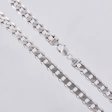 Kedja Pansar längd ca 53cm, bredd ca 11mm, 925/1000 silver Vikt: 85,9 g