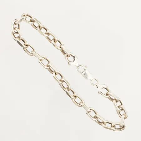 Armband Ankar, längd 25cm, bredd 7,3mm, silver 925/1000 Vikt: 31,2 g