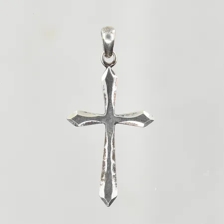Hänge Kors, längd 30 mm, bredd 15 mm, 925/1000 silver. Vikt: 1,4 g