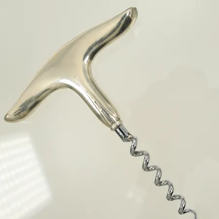 Korkskruv W&S Sorensen, formgivare Knud Möller, sterling silver 925/1000. 65,9g Vikt: 65,9 g