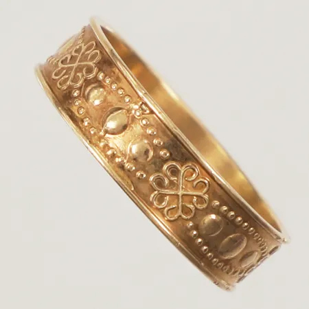 Landskapsring Norrbotten, stl 18½, bredd 5,6mm,  Guldsmed Petersson Ab år 2006, 18K Vikt: 3,4 g