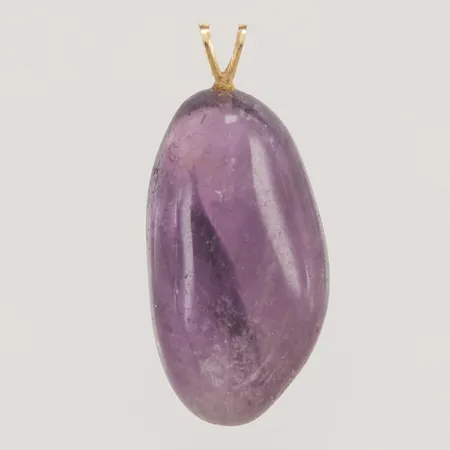 Ametisthänge, 43x19mm, oädel metall.